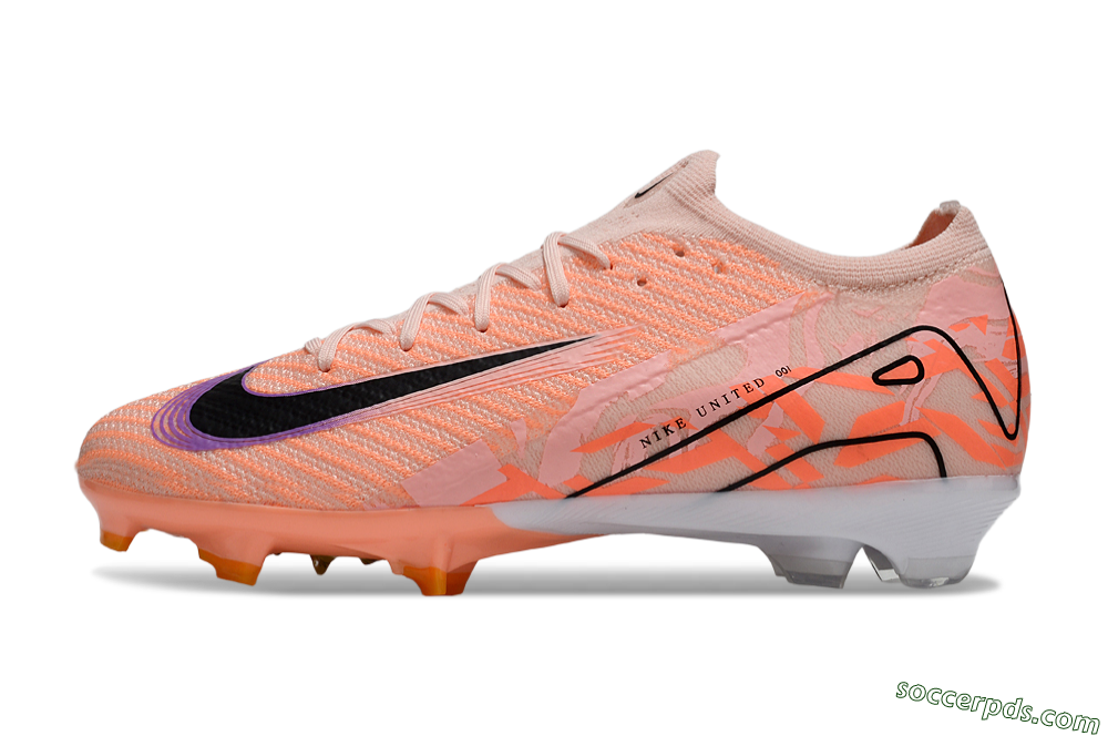 Nike Air Zoom Mercurial Vapor 16 Elite FG Low-Tops Football Boots - Orange/Black/Purple 2