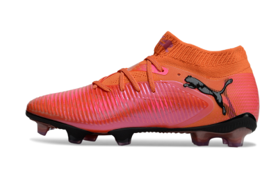 Puma Future 8 Ultimate FG Low-Tops Football Boots - Orange/Pink/Black