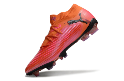 Puma Future 8 Ultimate FG Low-Tops Football Boots - Orange/Pink/Black