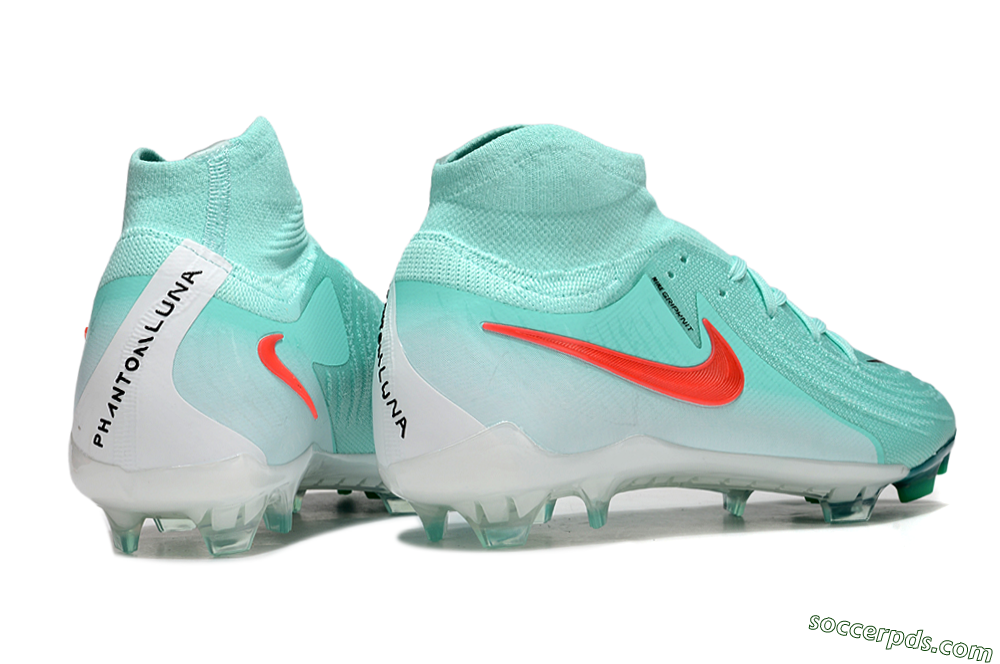Nike Phantom Luna Elite NU FG High-Tops Football Boots - Jade/Red/White 6