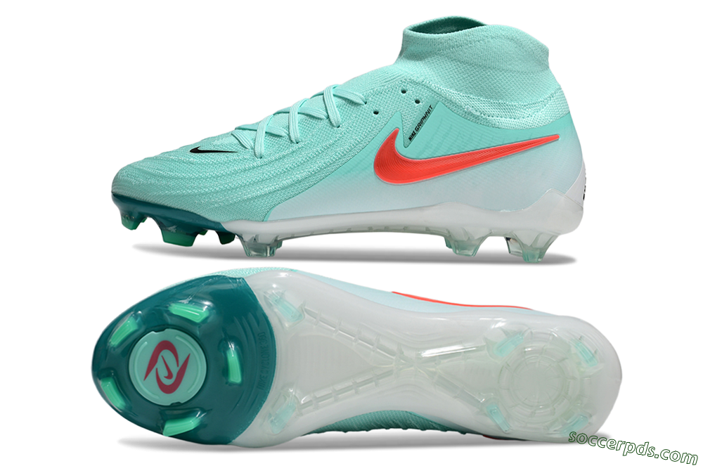 Nike Phantom Luna Elite NU FG High-Tops Football Boots - Jade/Red/White 0