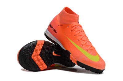 Nike Air Zoom Mercurial Superfly 10 Elite TF High-Tops Football Shoes - Red/Yellow/Black