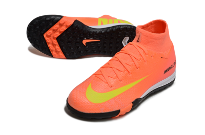 Nike Air Zoom Mercurial Superfly 10 Elite TF High-Tops Football Shoes - Red/Yellow/Black