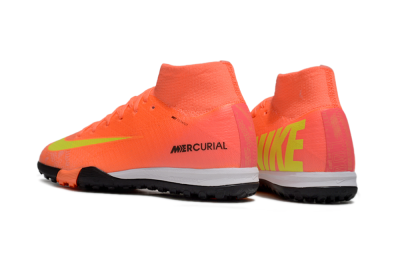 Nike Air Zoom Mercurial Superfly 10 Elite TF High-Tops Football Shoes - Red/Yellow/Black