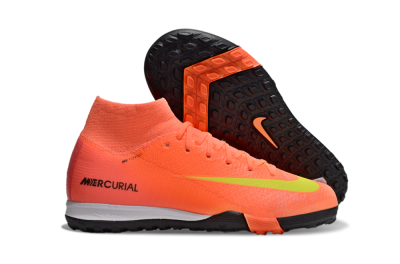 Nike Air Zoom Mercurial Superfly 10 Elite TF High-Tops Football Shoes - Red/Yellow/Black