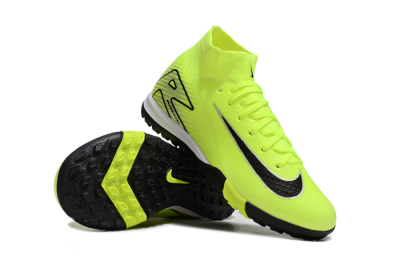 Nike Air Zoom Mercurial Superfly 10 Elite TF High-Tops Football Shoes - Yellow/Black/Silver