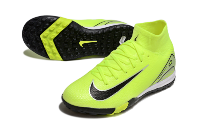 Nike Air Zoom Mercurial Superfly 10 Elite TF High-Tops Football Shoes - Yellow/Black/Silver