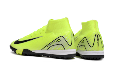 Nike Air Zoom Mercurial Superfly 10 Elite TF High-Tops Football Shoes - Yellow/Black/Silver