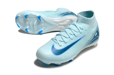 Nike Air Zoom Mercurial Superfly 10 Elite FG High-Tops Football Boots - Jade/Blue/White