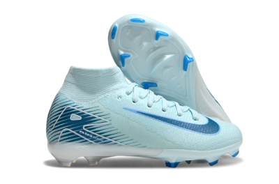Nike Air Zoom Mercurial Superfly 10 Elite FG High-Tops Football Boots - Jade/Blue/White