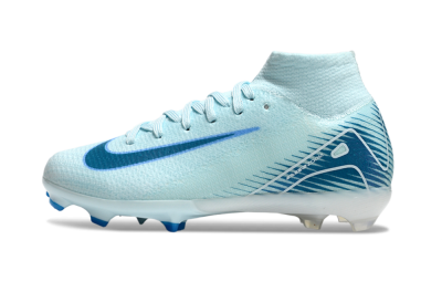Nike Air Zoom Mercurial Superfly 10 Elite FG High-Tops Football Boots - Jade/Blue/White