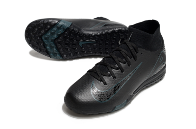 Nike Air Zoom Mercurial Superfly 10 Elite TF High-Tops Football Shoes - Black/Blue