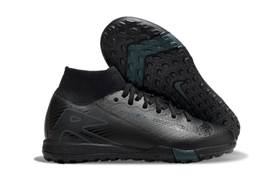 Nike Air Zoom Mercurial Superfly 10 Elite TF High-Tops Football Shoes - Black/Blue