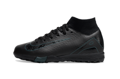 Nike Air Zoom Mercurial Superfly 10 Elite TF High-Tops Football Shoes - Black/Blue