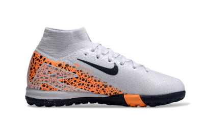 Nike Air Zoom Mercurial Superfly 10 Elite TF High-Tops Football Shoes - Grey/Black/Leopard