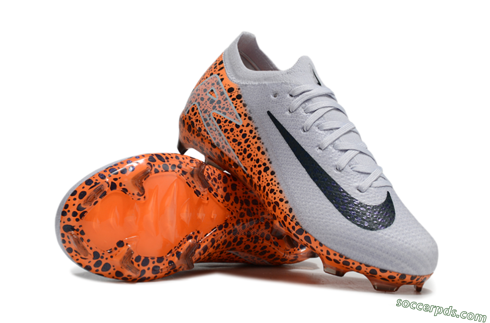 Nike Air Zoom Mercurial Vapor 16 Elite FG Low-Tops Football Boots - Grey/Black/Leopard 0