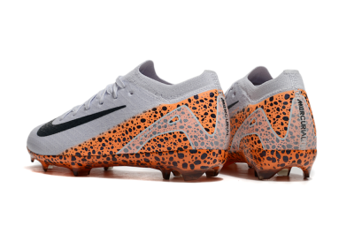 Nike Air Zoom Mercurial Vapor 16 Elite FG Low-Tops Football Boots - Grey/Black/Leopard