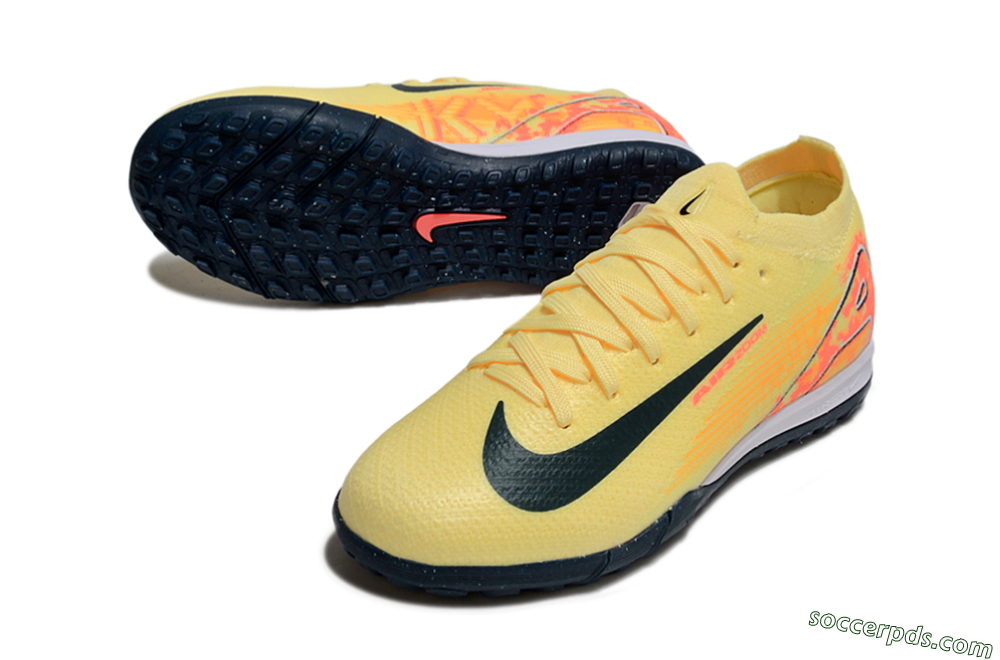 Nike Air Zoom Mercurial Vapor 16 Elite TF Low-Tops Football Shoes - Yellow/Black/Red 3