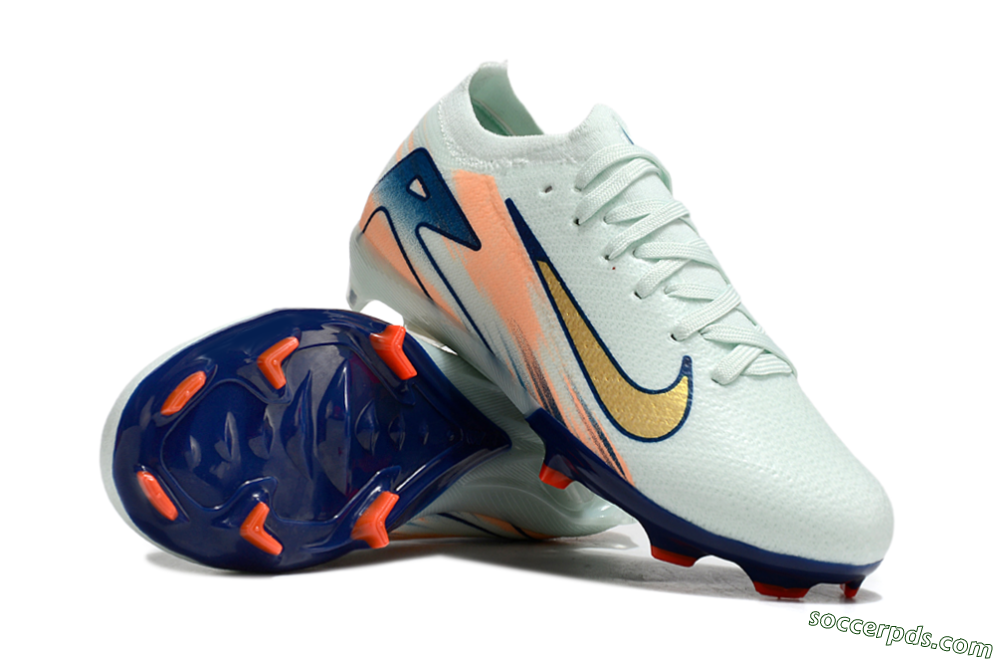 Nike Air Zoom Mercurial Vapor 16 Elite FG Low-Tops Football Boots - Jade/Blue/Gold 0