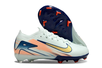 Nike Air Zoom Mercurial Vapor 16 Elite FG Low-Tops Football Boots - Jade/Blue/Gold