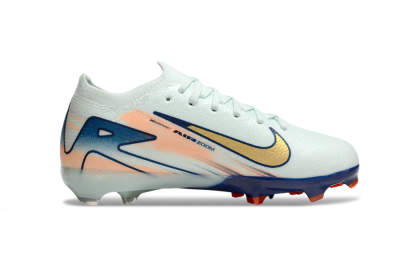 Nike Air Zoom Mercurial Vapor 16 Elite FG Low-Tops Football Boots - Jade/Blue/Gold