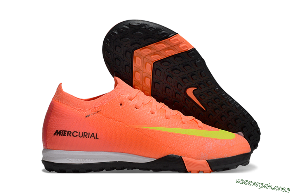 Nike Air Zoom Mercurial Vapor 16 Elite TF Low-Tops Football Shoes - Red/Yellow/Black 1