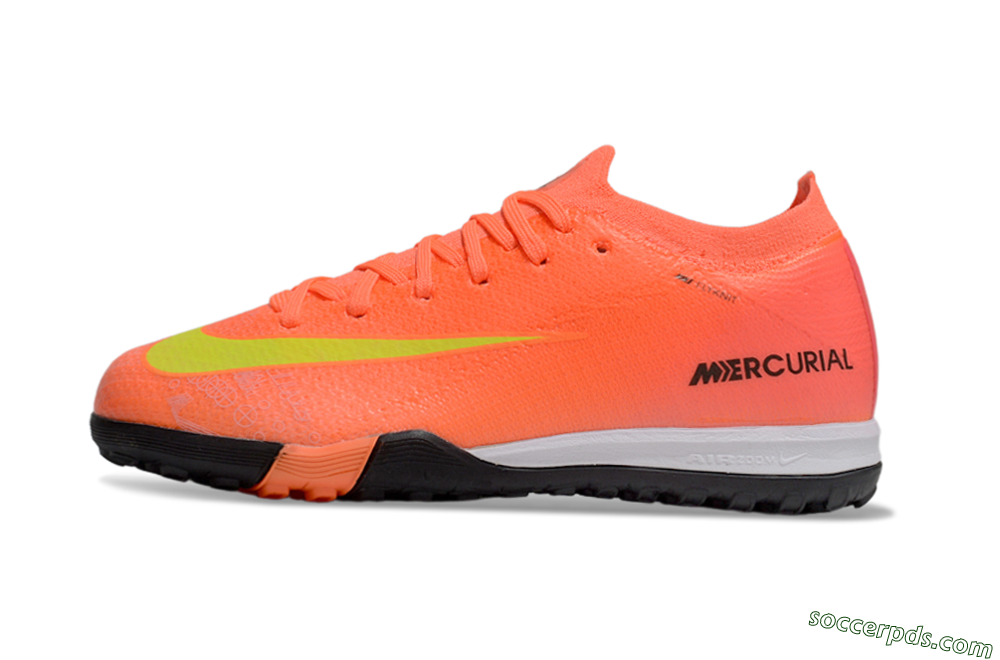 Nike Air Zoom Mercurial Vapor 16 Elite TF Low-Tops Football Shoes - Red/Yellow/Black 2