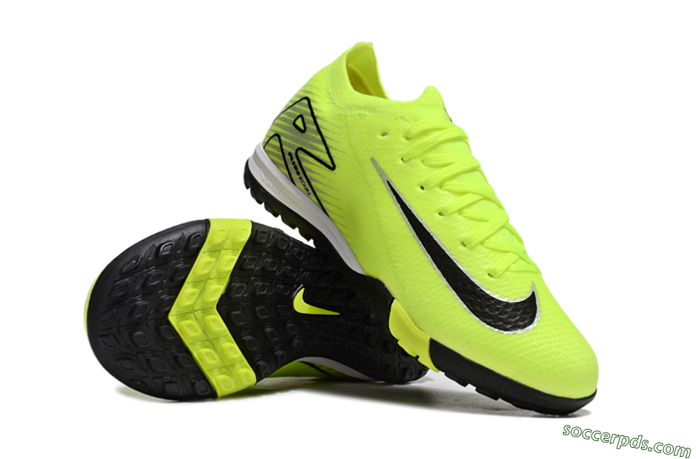 Nike Air Zoom Mercurial Vapor 16 Elite TF Low-Tops Football Shoes - Yellow/Black/Silver 0