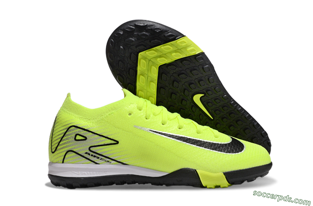 Nike Air Zoom Mercurial Vapor 16 Elite TF Low-Tops Football Shoes - Yellow/Black/Silver 1