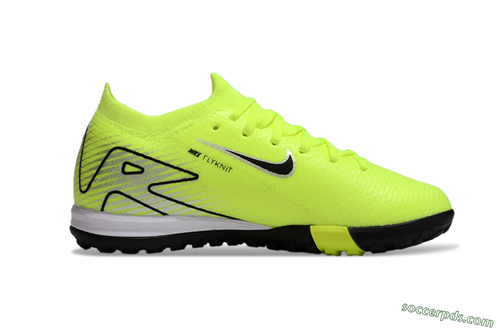 Nike Air Zoom Mercurial Vapor 16 Elite TF Low-Tops Football Shoes - Yellow/Black/Silver 4