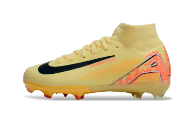 Nike Air Zoom Mercurial Superfly 10 Elite FG High-Tops Football Boots - Yellow/Black/Red