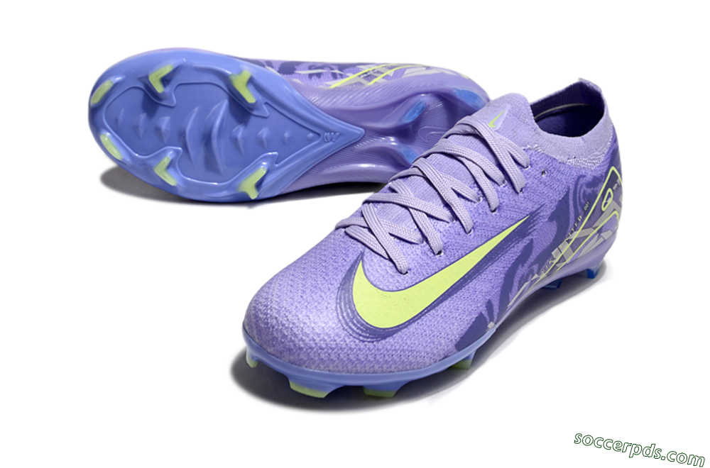 Nike Air Zoom Mercurial Vapor 16 Elite FG Low-Tops Football Boots - Purple/Yellow 3