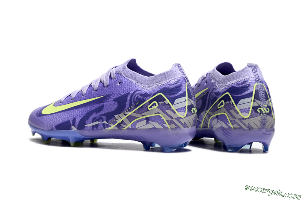 Nike Air Zoom Mercurial Vapor 16 Elite FG Low-Tops Football Boots - Purple/Yellow 5
