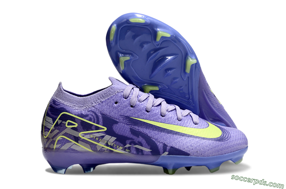 Nike Air Zoom Mercurial Vapor 16 Elite FG Low-Tops Football Boots - Purple/Yellow 1
