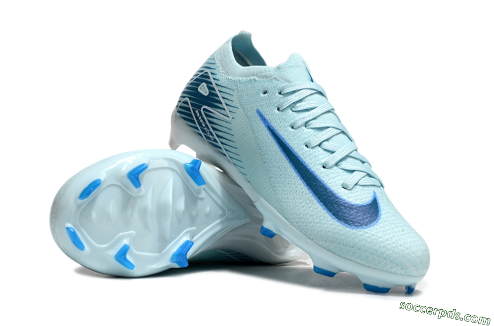 Nike Air Zoom Mercurial Vapor 16 Elite FG Low-Tops Football Boots - Jade/Blue/White 0