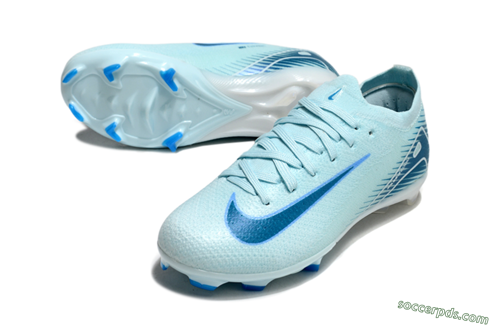 Nike Air Zoom Mercurial Vapor 16 Elite FG Low-Tops Football Boots - Jade/Blue/White 3