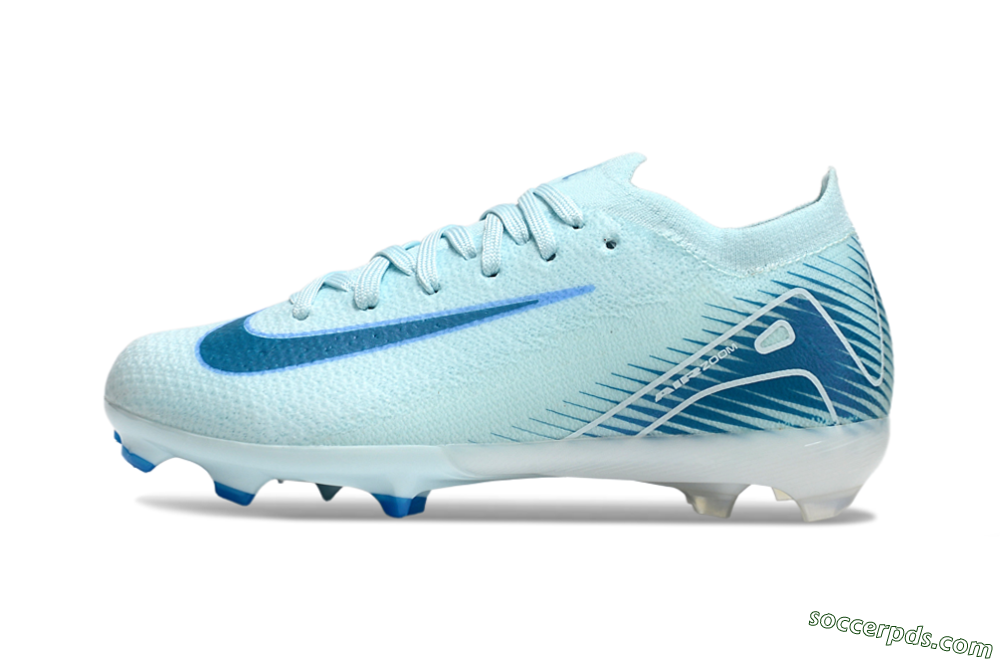Nike Air Zoom Mercurial Vapor 16 Elite FG Low-Tops Football Boots - Jade/Blue/White 2