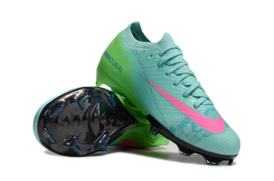 Nike Air Zoom Mercurial Vapor 16 Elite FG Low-Tops Football Boots - Jade/Yellow/Pink