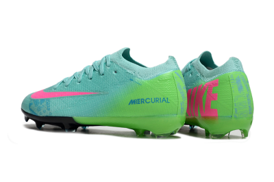 Nike Air Zoom Mercurial Vapor 16 Elite FG Low-Tops Football Boots - Jade/Yellow/Pink