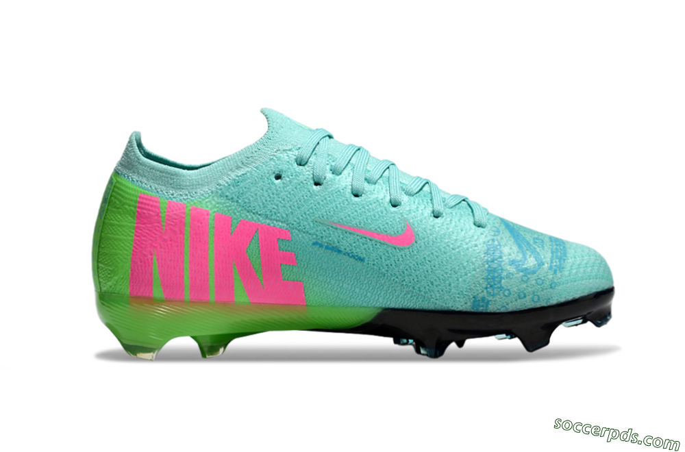 Nike Air Zoom Mercurial Vapor 16 Elite FG Low-Tops Football Boots - Jade/Yellow/Pink 4
