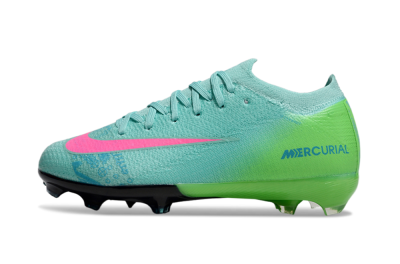 Nike Air Zoom Mercurial Vapor 16 Elite FG Low-Tops Football Boots - Jade/Yellow/Pink