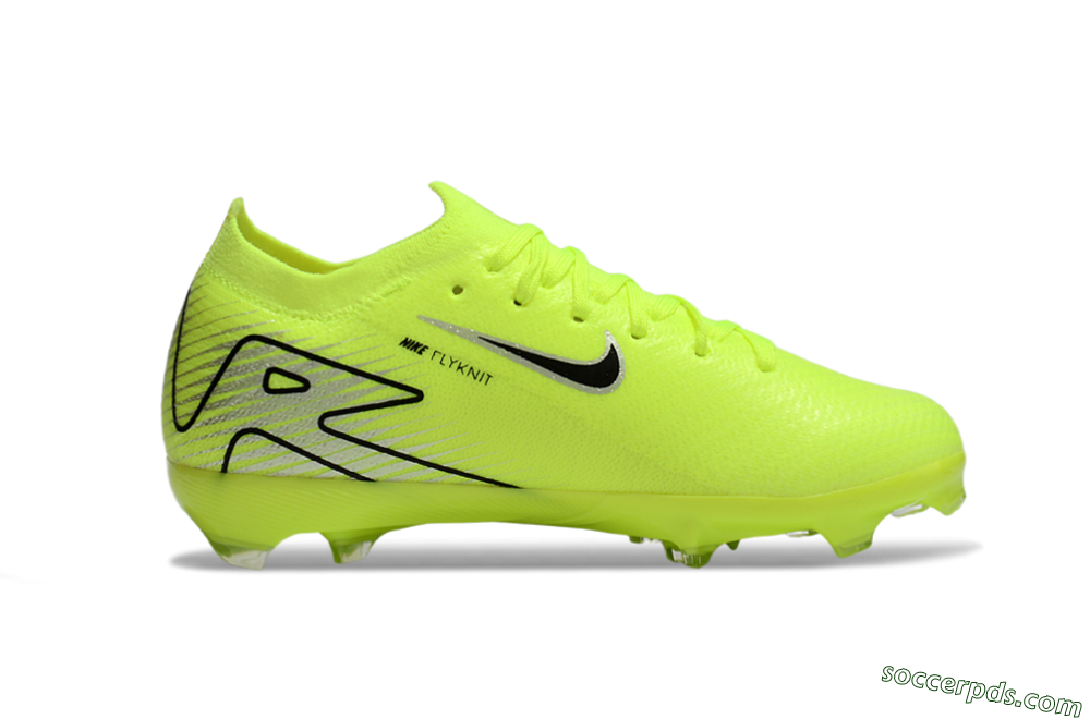 Nike Air Zoom Mercurial Vapor 16 Elite FG Low-Tops Football Boots - Yellow/Black/Silver 4