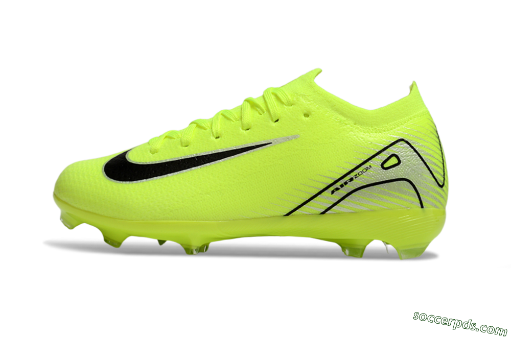 Nike Air Zoom Mercurial Vapor 16 Elite FG Low-Tops Football Boots - Yellow/Black/Silver 2