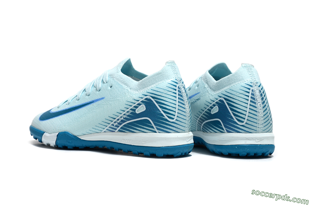 Nike Air Zoom Mercurial Vapor 16 Elite TF Low-Tops Football Shoes - Jade/Blue 5