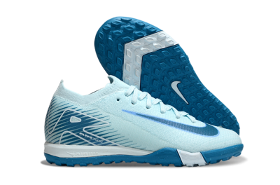 Nike Air Zoom Mercurial Vapor 16 Elite TF Low-Tops Football Shoes - Jade/Blue