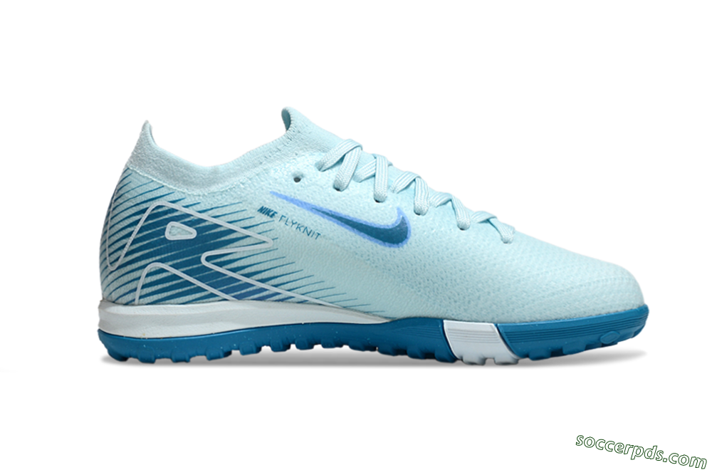 Nike Air Zoom Mercurial Vapor 16 Elite TF Low-Tops Football Shoes - Jade/Blue 4