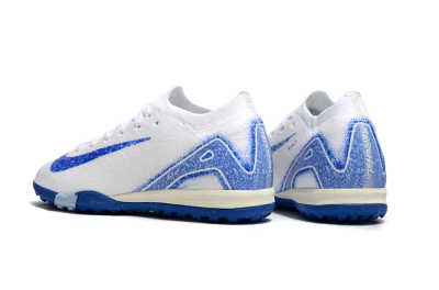 Nike Air Zoom Mercurial Vapor 16 Elite TF Low-Tops Football Shoes - White/Blue