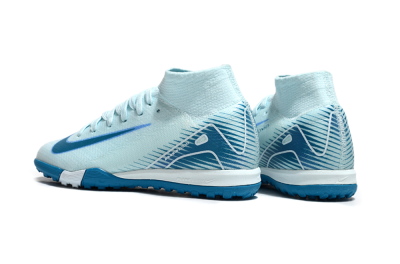 Nike Air Zoom Mercurial Superfly 10 Elite TF High-Tops Football Shoes - Jade/Blue