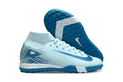 Nike Air Zoom Mercurial Superfly 10 Elite TF High-Tops Football Shoes - Jade/Blue