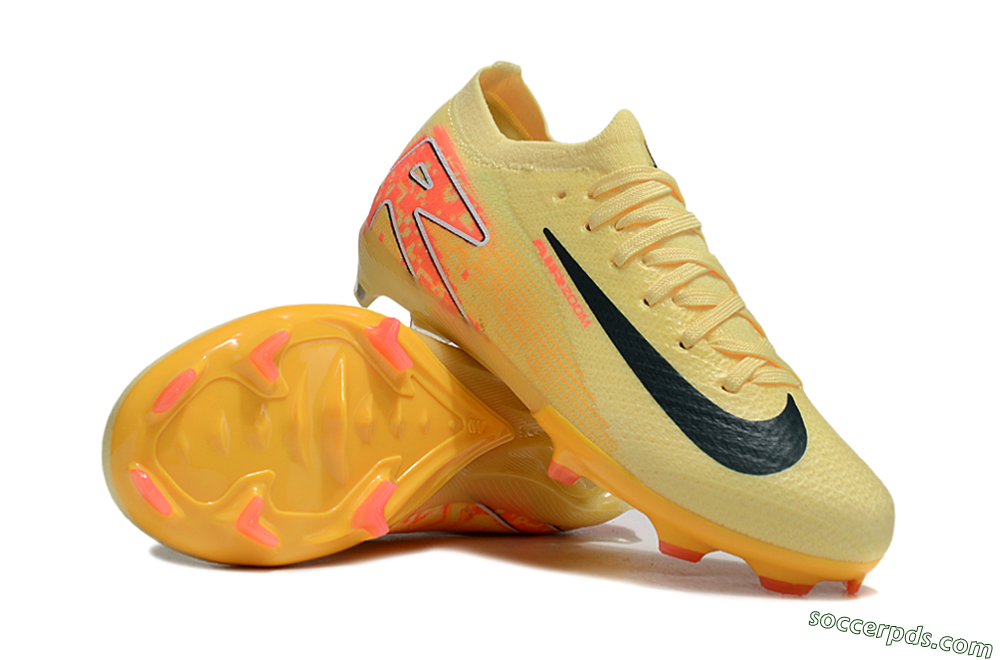 Nike Air Zoom Mercurial Vapor 16 Elite FG Low-Tops Football Boots - Yellow/Black/Red 0